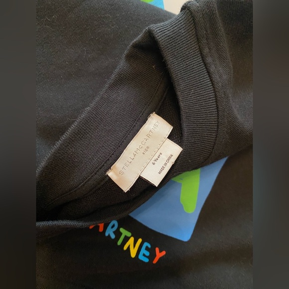 Stella McCartney Kids Black Sweatshirt and Pants Set NWOT - Picture 4 of 6